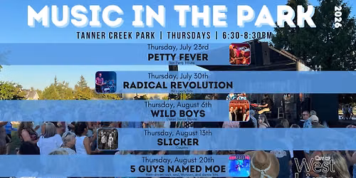 West Linn Music in the Park 2026