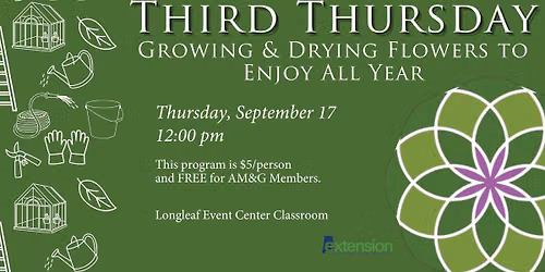 Third Thursday: Growing & Drying Flowers to Enjoy All Year