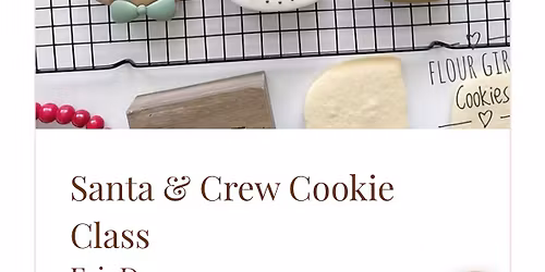 Santa and crew cookie class