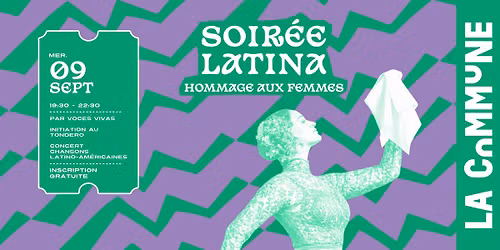 Affiche Soirée Latina – Hommage aux Femmes 💃