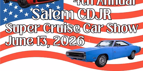 Salem Super Cruise Car Show at Salem CDJR