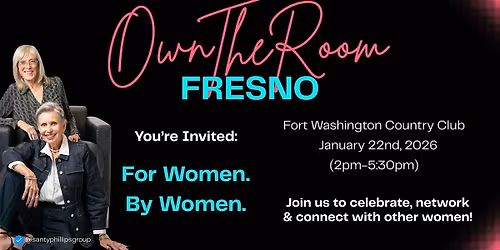 Own The Room: An Afternoon with Pam Santy & Gayle Phillips