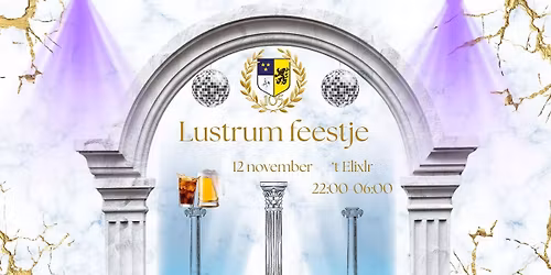 Lustrum feestje