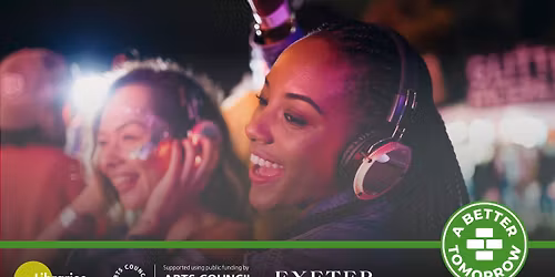 Silent Disco in the library