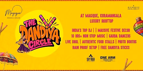THE DANDIYA CIRCLE 2026 KORAMANGALA at MAGIQUE