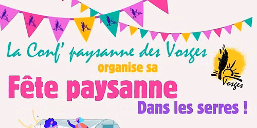 F\u00eate paysanne ... dans les serres !