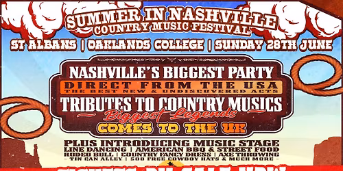 Summer In Nashville - St Albans 2026