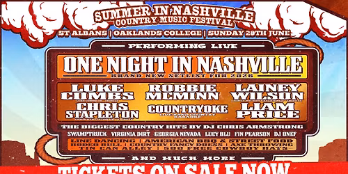 Summer In Nashville - St Albans 2026