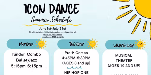 Icon Dance Summer Dance Classes
