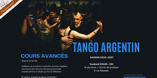 Tango Sentimental - cours avanc\u00e9s