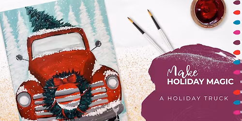 A Holiday Truck Paint & Sip