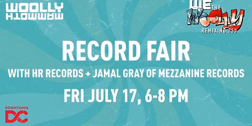 Record Fair with HR Records + Jamal Gray of Mezzanine Records
