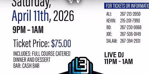 Original Morroccos BLACK TIE AFFAIR 