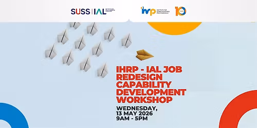 IHRP - IAL Job Redesign Capability Development Workshop for Healthcare