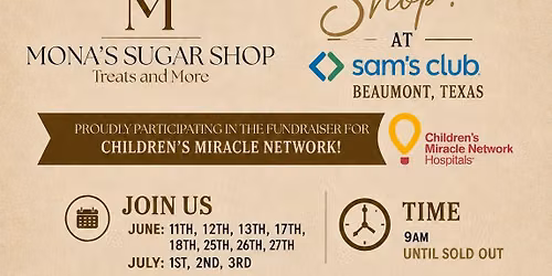 Children miracle network Pop Up event 
