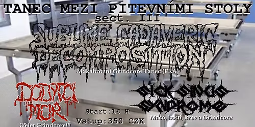 TANEC MEZI PITEVN\u00cdMI STOLY sect.III - OBSCENE EXTREME WARM UP SHOW