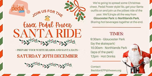 Essex Pedal Powers Santa Ride