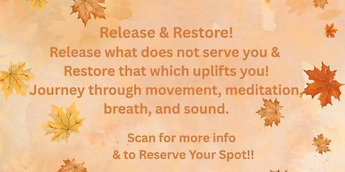  Release and Restore with Rachel