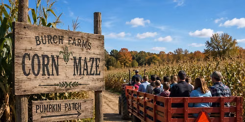 Hayride to the Corn Maze and Pumpkin Patch