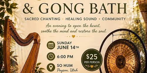 Sunday Kirtan \/ Gong Bath & Healthy Potluck 