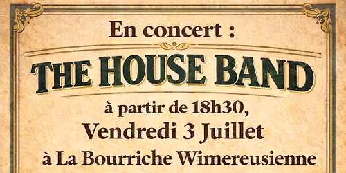 The House Band - en concert sur la terrasse
