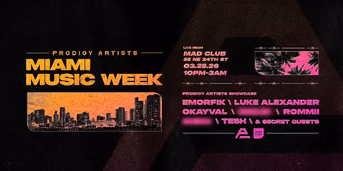 Prodigy Artist Miami Music Week