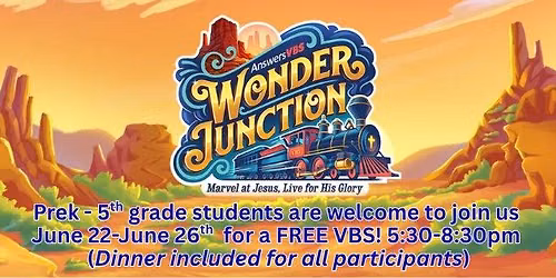 Wonder Junction VBS at SPCC