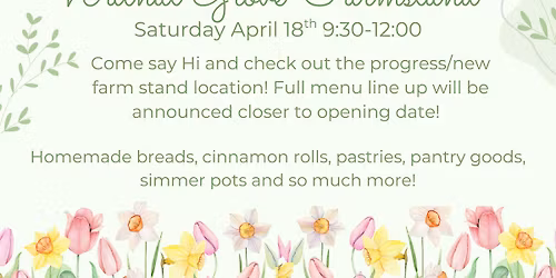 Walnut Grove Farmstand Opening Day