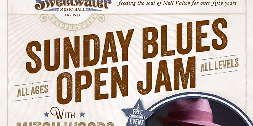 Sunday Blues Open Jam Hosted by Mitch Woods
