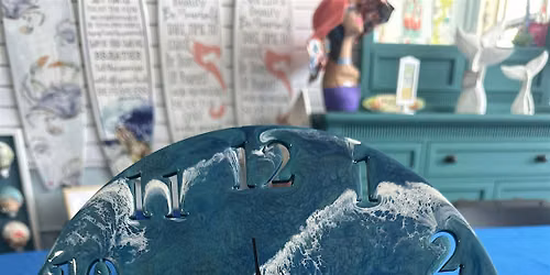 Coastal Resin Clock Class