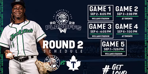 Toronto Maple Leafs at Welland Jackfish at Welland Stadium