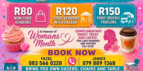 Westbury Flea Market - Celebrating Women's Month \ud83d\udc90
