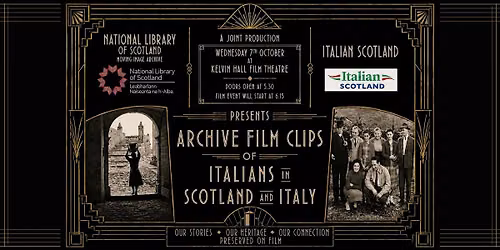 Archive Film Clips of Italians in Scotland and Italy