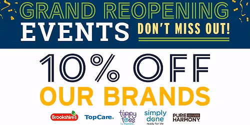 GRAND REOPENING | Forney, TX | 10% Off Our Brands