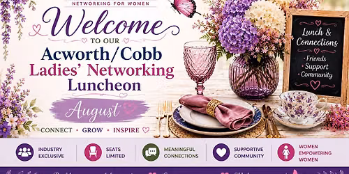 XC. Acworth Cobb AUGUST Luncheon - In Person