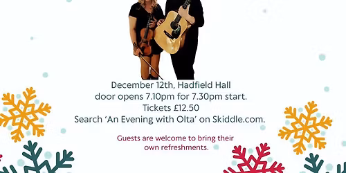 Festive Fundraiser An Evening with Ólta