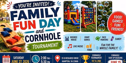 Family Fun Day and Cornhole Tournament