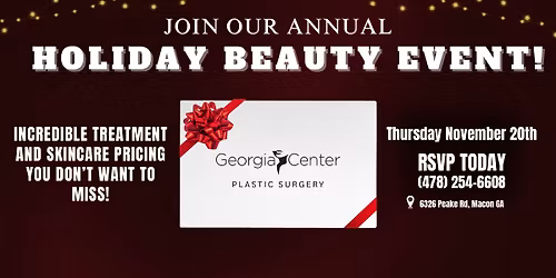 Georgia Center Holiday Beauty Event
