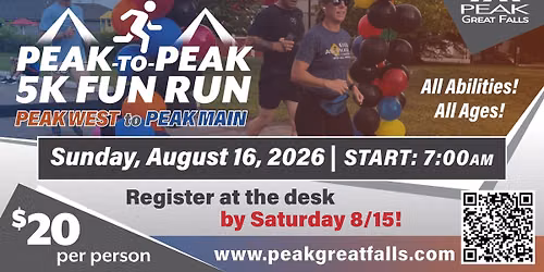 Peak-to-Peak 5K Fun Run - Register Now!