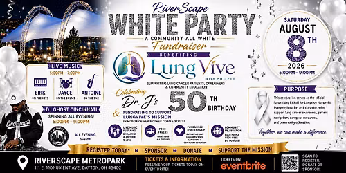 Dr. J\u2019s White Party: LungVive Community Fundraiser
