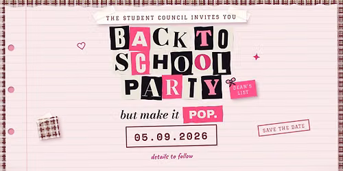 BACK 2 SCHOOL PARTY \ud83e\udea9