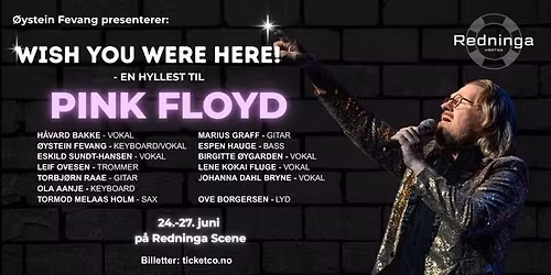 \u00d8ystein Fevang presenterer: WISH YOU WERE HERE! - en hyllest til PINK FLOYD