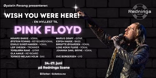 \u00d8ystein Fevang presenterer: WISH YOU WERE HERE! - en hyllest til PINK FLOYD