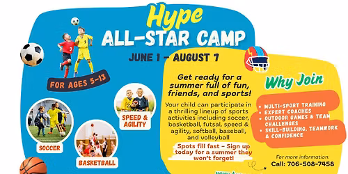 Hype Sports All-Star Summer Camp 2026