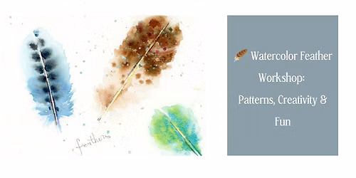 Watercolor Feathers: A Creative Morning at Bean Around The World Coffee