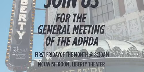 ADHDA General Meeting