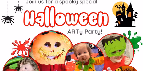 Halloween themed ARTventurers Family class