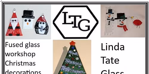 Fused glass workshop - Christmas Decorations