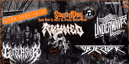 UNDERWAVES [RO] + OBJECTOR [BE] + RUYNED [RO] + GUTSLASHER [NL]