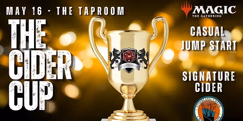 The FIRST annual, CIDER CUP! - SAVE THE DATE!